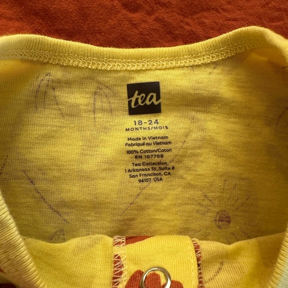 NWT Tea Collection Floral Ruffle Romper - Picture 5 of 5